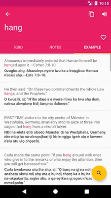 Igbo English Dictionary android App screenshot 3